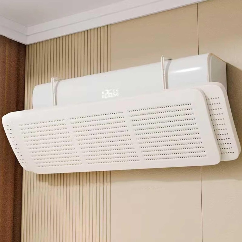 Retractable Air Conditioner r, Room Air Conditioner Window Baffle Help Cooling/Heating Air Circulation for Wind Direction Baffle for Home/Room/Office