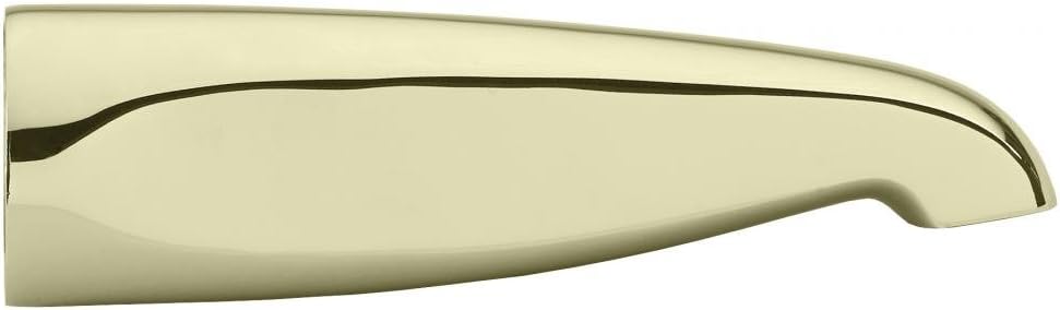 Westbrass Standard 8-1/2" Brass Tub Spout, Polished Brass, D3101-01