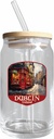R and R Imports Dublin Ireland Red Pub Design Souvenir 12 oz Beer Can Glass Single