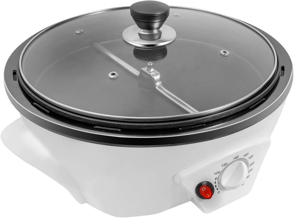 Coffee Roaster Machine, 800WElectric Coffee Roaster, 1.1lbs Household Coffee Bean Roasting Baking Machine, Temperature Adjust 32-464℉,110V