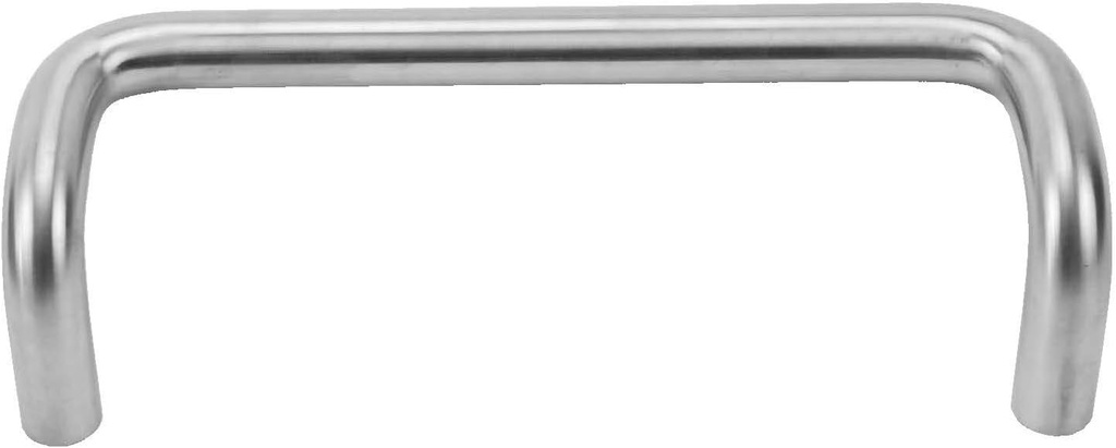 Don-Jo 1150 Bronze 90 Degree Offset Door Pull with Mounting Plate, Satin Anodized Aluminum Finish, 8" Center-to-Center, 2-1/2" Projection, 1-3/4" Clearance