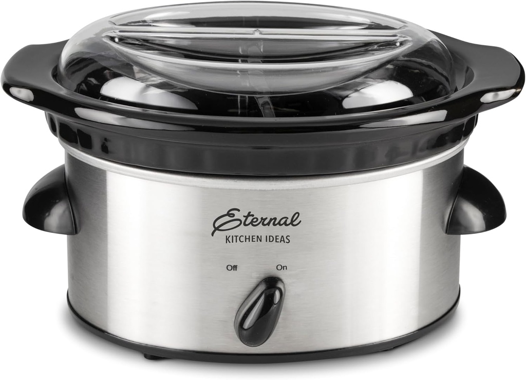Durable Dual Multi Meal Slow Cooker Food Appliance - Slow Cooker Duo for Versatile Cooking, Ideal for Simultaneous Meal Preparation, Energy Eﬃcient and Easy to Clean.
