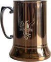 Classic Stainless Steel 20 oz Double Wall Beer Stein - Antique Metal Tankard with Grip Handle | Vacuum Insulated Beer Cup, Pint, and Coffee Mug (Copper), IHCH-BM303