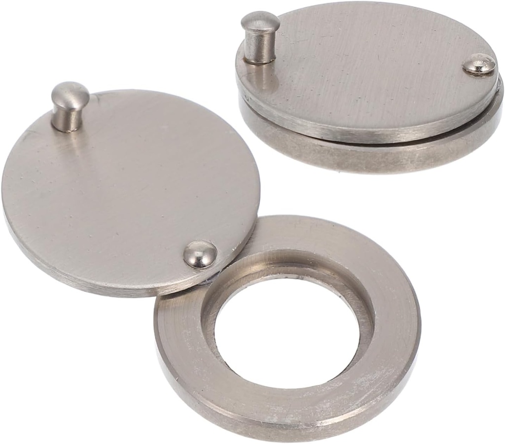 Angoily 2pcs Copper Door Viewer Viewing Angle Easy Installation Home Security Peephole for Front Doors and Hotels Design for -Term Use