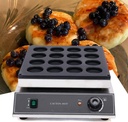 110V Electric Mini Cake Baker Machine, 16 Holes Red Bean Cake Maker Waffle Baker Machine Commercial Nonstick End Alarm with Thermostats & Timers LED Lights Show for Home Kitchen Bakery