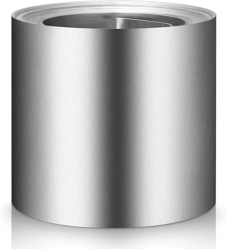 Hicarer 50ft Long x 8 Inch Width x 0.01 in Thick, Galvanized Roll Waterproofing Roof Flashing for DIY Garden Prevention of Roof Stains Home Panel Measurements General Purpose