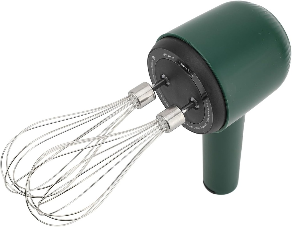 Hand Mixer Electric, Cordless Handheld Mixer, Portable Electric Handheld Kitchen Food Mixer, Easily Whisk Eggs, Cream, Dough for Baking Pancake, Dishwasher Parts