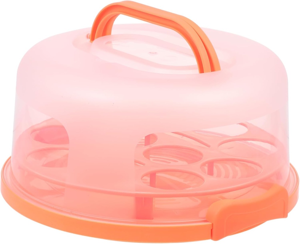 1set Portable Cake Box with Locking Design Dessert Carrier with Tray Material for Storage for Birthdays and Special Occasions for and Cakes