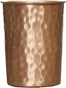 AWF 100% Pure Copper Hammered Tubler Water Glass 8oz, handmade, ayurveda copper, yoga