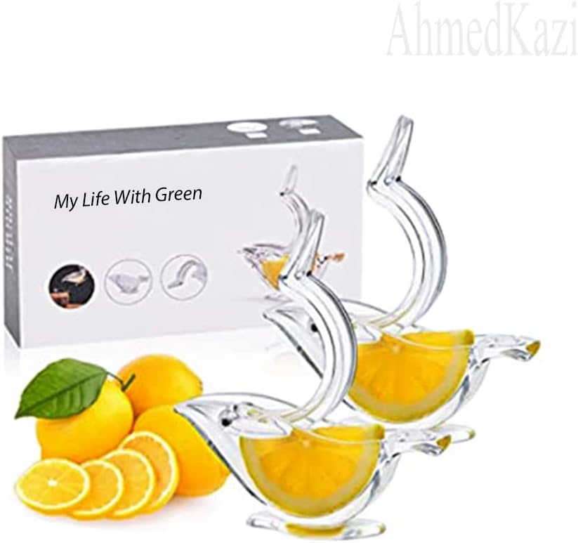 Lemon Juicer, Acrylic Lemon Squeezer for Squeezing Lemon Juice, Portable Transparent Fruit Juicer