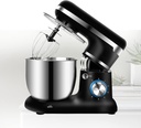Stand Mixer, 5QT Food Mixer Bowl 1200W 6 Speed for Baking Bread, Cake, Cookie, Pizza, Muffin, Salad and More,Black