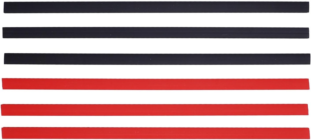 Under Cabinets Coffee Pod Holder, 6Pcs PVC Strong Adhesive Coffee Pod Holder for Capsule (3 Black + 3 Red)