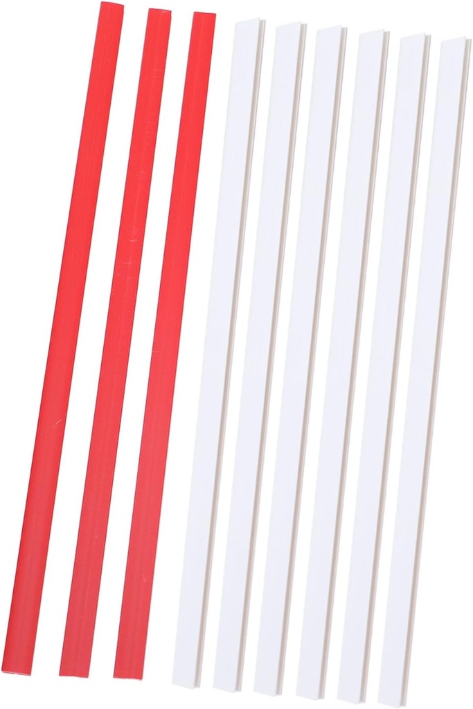 Coffee Pod Organizing Strips, Glue Wall Mount Coffee Pod Holder 49 Storage Space Cabinet Sticker High Toughness (6 Black + 3 White) (6 White + 3 Red)