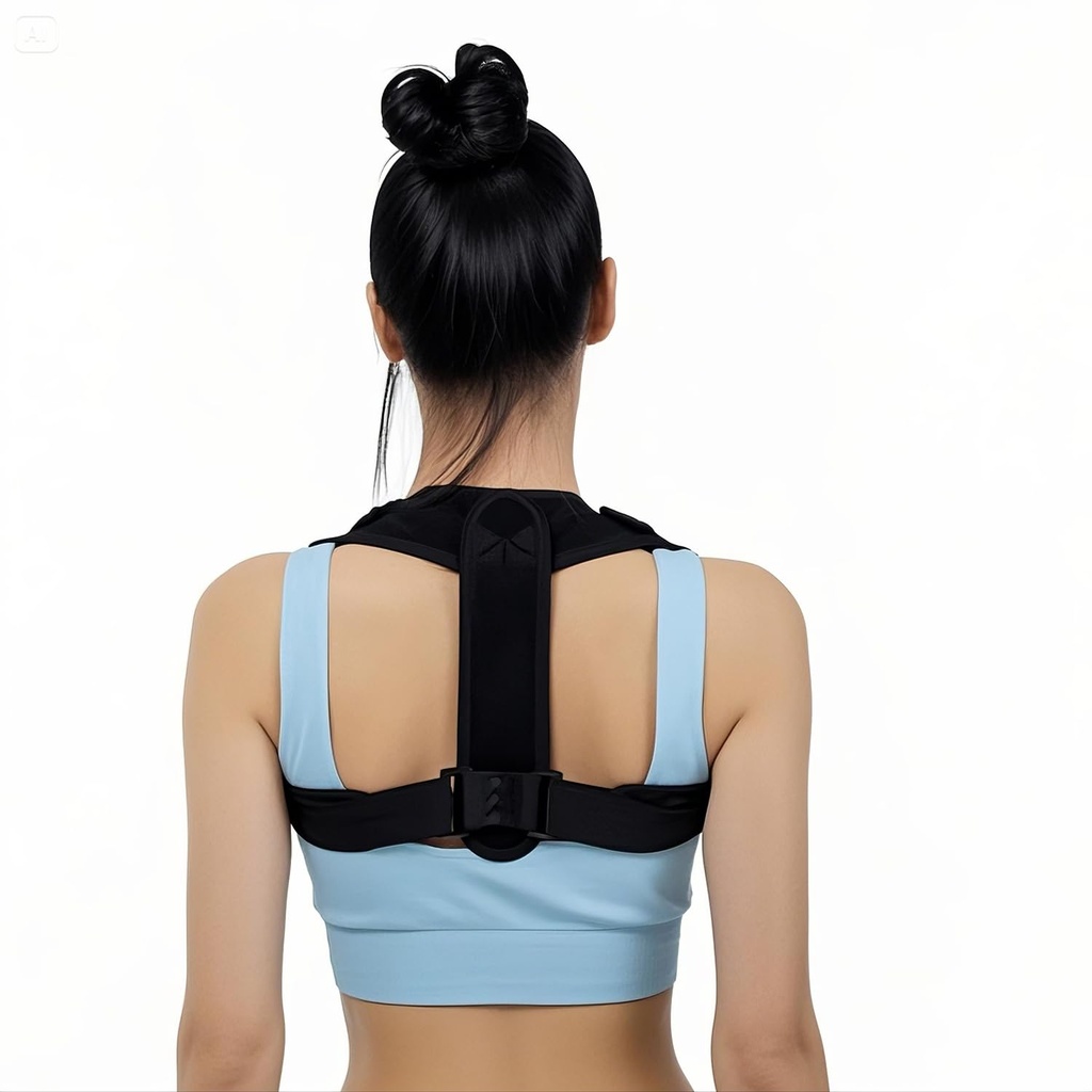 Posture Corrector for Women and Men, Adjustable Upper Back Brace, Back Shoulder Straightener Posture Support, Correcting Hunchback and Bad Posture.