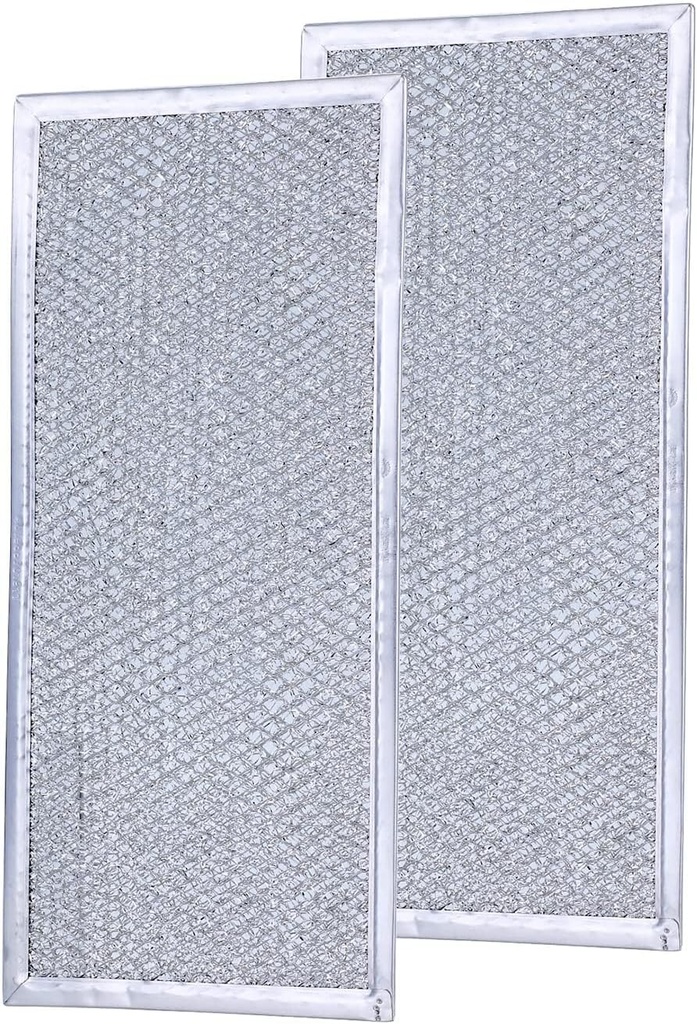Grease Filter Replacement for Whirlpool Microwave WMH31017AS WMH31017HZ WMH31017FS WMH32519HZ WMH32519CS WMH32519HZ WMH53520CS WMH53521HZ.(2 Pack)