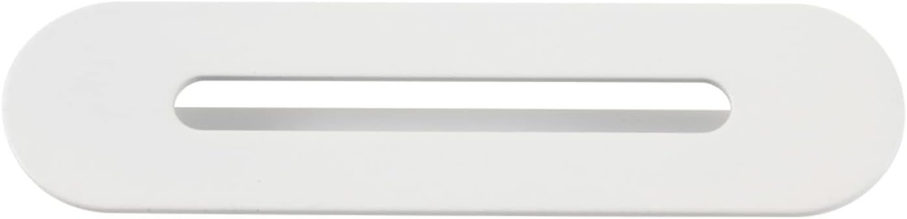 Kingston Brass TC402W Made To Match Bathtub Overflow Hole Cover, Matte White