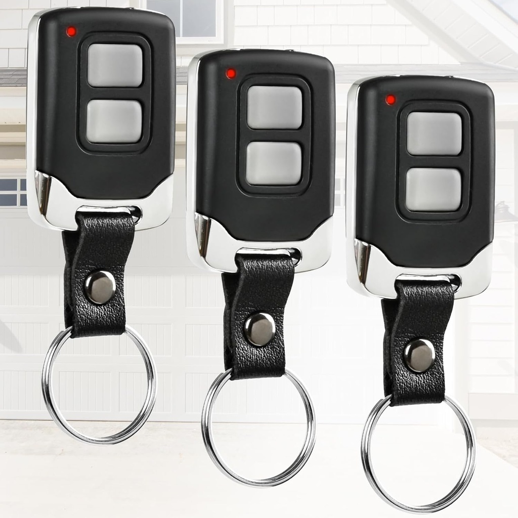 for LiftMaster Chamberlain Craftsman Garage Door Opener Remote 893LM 893Max 891LM 371LM 971LM 973LM Universal, Garage Door Remote for Purple Red Orange Yellow Learn Button Garage Door Opener, 3 Pack