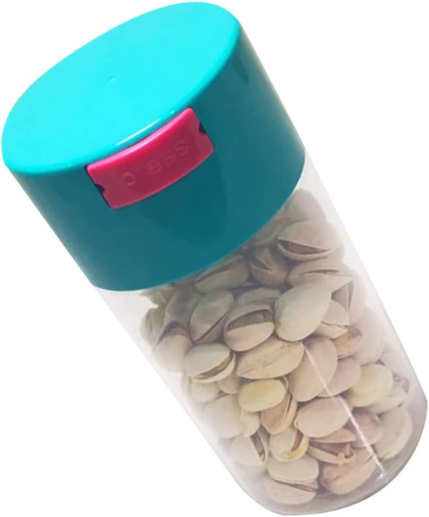 Zerodeko 1000g Airtight Food Storage Container for Grains Sealed Jar for Tea Nuts and Dry Foods Keep Ingredients Fresh and Dust