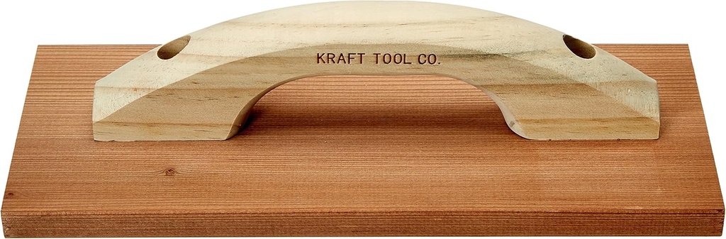 Kraft Tool CF251 Clear Heart Redwood Hand Float, 12 x 5-Inch