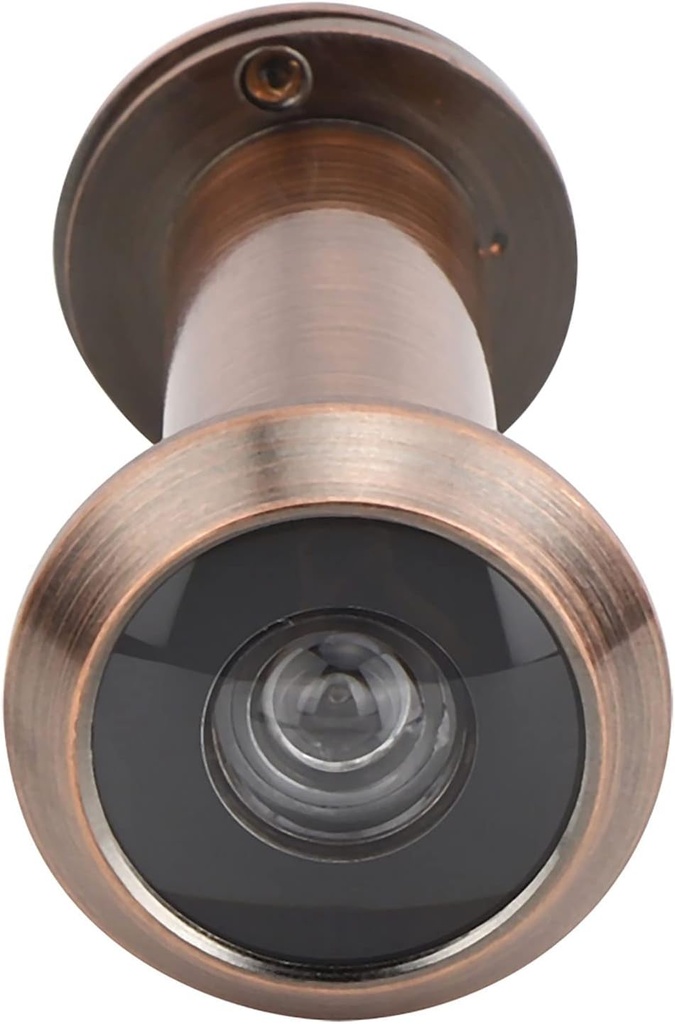 Door Peephole, HD View 220° AntiTheft, Alloy Viewer, HeavyDuty Cover for Home Office Hotel (Extended 16 red Ancient Aperture 16-23 Door)