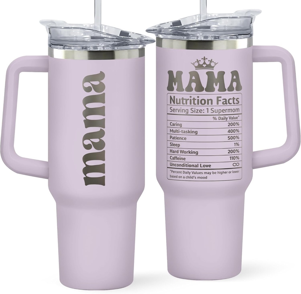 Gifts for Mom from Daughter Son - Mothers Day Gifts for Mom, Mama - Birthday, Mother's Day, Christmas Gift Ideas for Moms - Gift for Moms, Mothers from Kids - 40 Oz Stainless Steel Tumbler