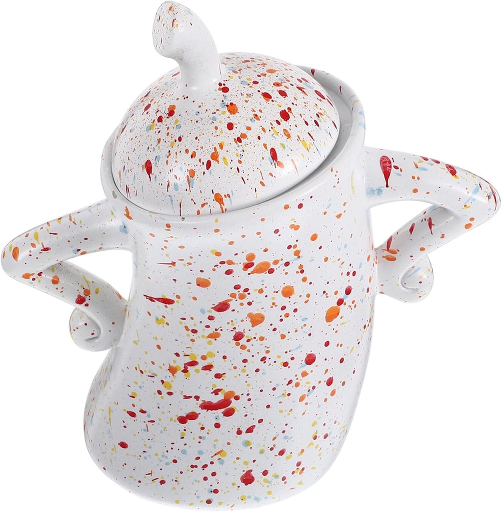 Jars Akimbo Funny Canister Food Storage Canister Reusable Storage Jar Office Reusable Resin Household Coffee Bean Mug with Attitude