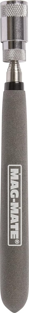 MAG-MATE MRT910L Telescoping Magnetic Pickup, Lighted Retriever with Magnets, Powerful Permanent Rare Earth Magnets, Comfortable Grip, 32” Extended Length, 22 lbs. Lifting Capacity