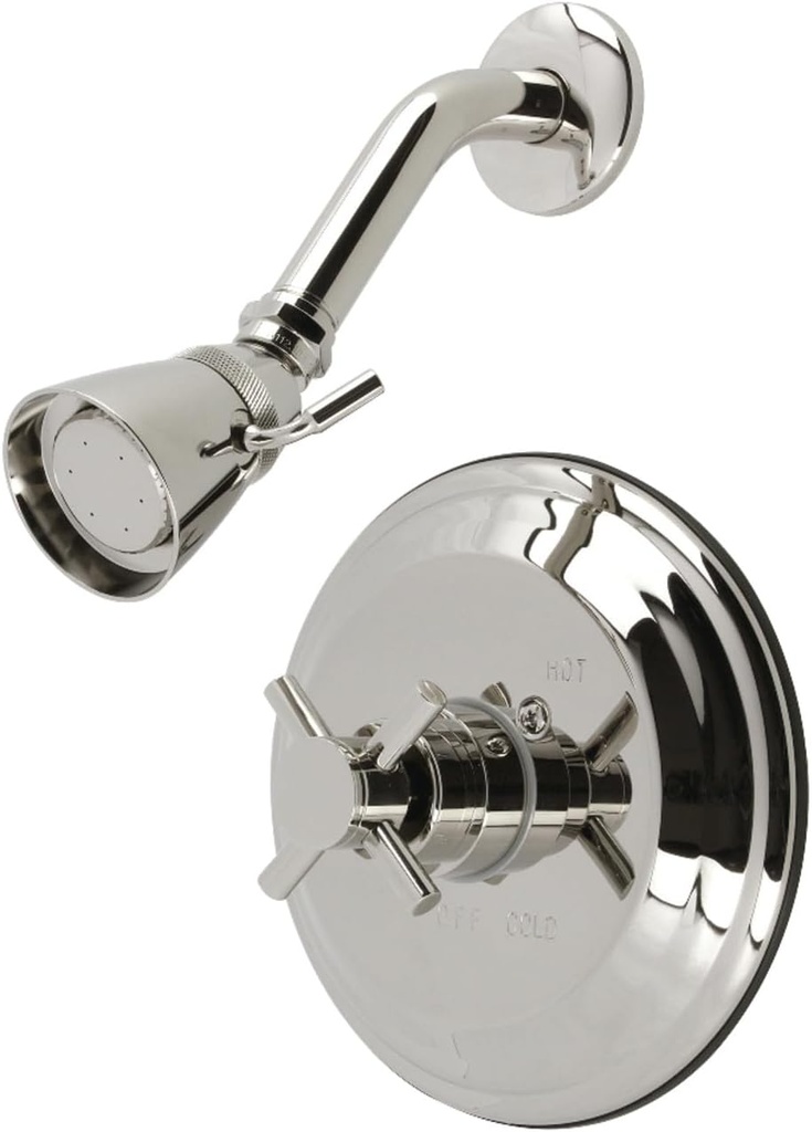 Kingston Brass KB2636DXTSO Concord Shower Faucet Trim Only, Polished Nickel
