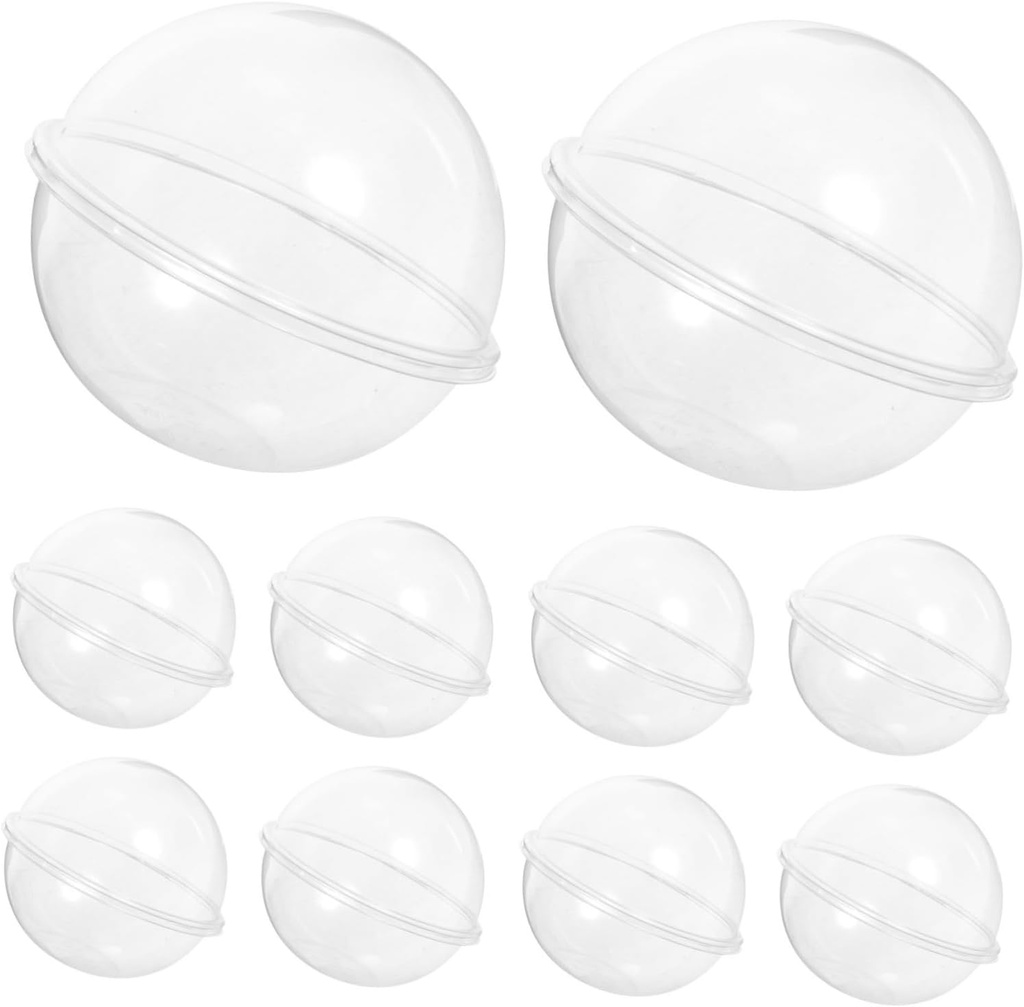 10Pcs Clear Individual Cupcake Boxes Mousse Holders for Home Bakery Pet Containers for Muffins Desserts and Party Favors