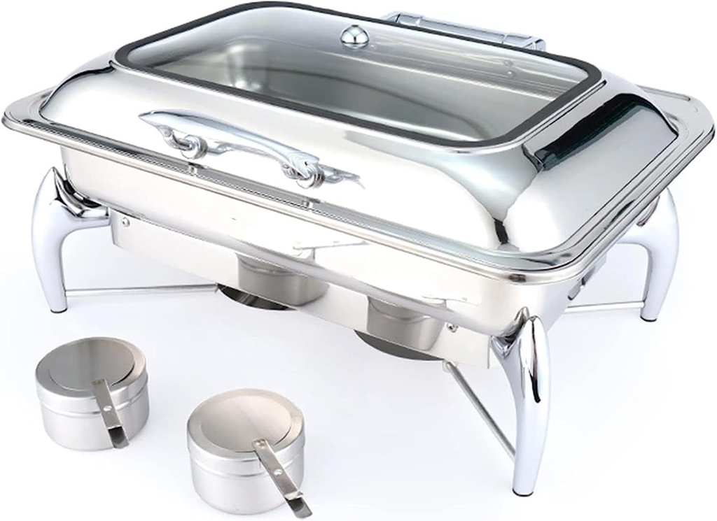 Electric Buffet Server Buffet Server and Heater-Food Heater for Catering Events,Buffet Set,Stainless Steel Catering Food Heater,Hot Pot Buffet Set,Cold Dish Server Set,True Colors-10L