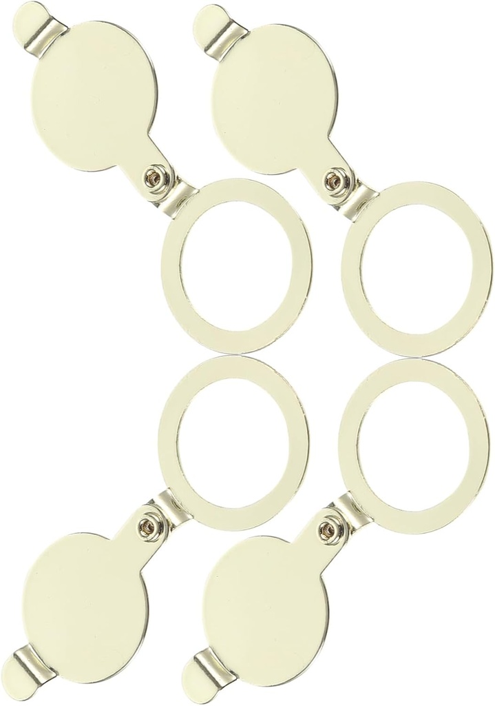 Door Hole Cover Set 4pcs Removable Peephole Covers for Front Door Privacy Protection