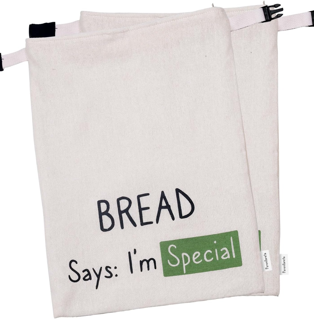 Cloth Bread Bags for Homemade Sourdough Rounds | Reusable Bread Gifting Packaging | Freezer Safe | BPA-Free | XL 17"x13", Pack of 2