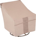 Modern Leisure Monterey Patio Lounge/Swivel Chair Cover - Weather-Resistant Fabric - Outdoor Furniture Protection Perfect for Patio, Deck, and Porch - 37.5" L x 39.25" W x 38.5" H - Beige - 1-Pack