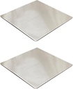 Sunrise Kitchen Supply Stainless Steel Fryer Screen (Solid Screen) (13.5" x 13.5") (2)