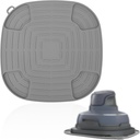 Silicone Heat-Resistant Mat for Ninja Crispi Glass Air Fryer, Reusable Anti-Slip Potholders Airfryer Heat Resistant Pads Professional Trivet Compatible with Ninja FN101GY/FN101SG/FN101ST