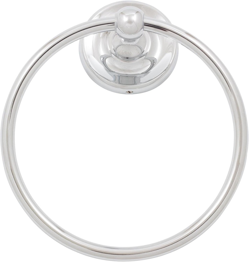 Portland Towel Ring, Polished Chrome by Stone Harbor Hardware