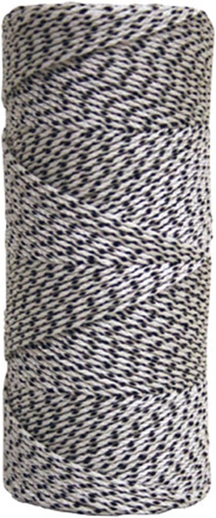 Kraft Tool BC352 Premium Professional Bonded Braided Masons Line with 500-Feet Tube, White/Black, One Size