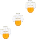 VALICLUD 12pcs Disposable Rimmed Wine Glasses for Parties Clear Cups for Whiskey Cocktails Juices Ice Tea for Weddings Receptions and Family Gatherings