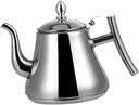 Luxshiny Stainless Steel Tea Kettle Home Hotel Restaurant Electric Hot Water Pot Filter