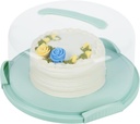 EXTRA LARGE Cake Carrier/Cake Container with Server (Holds up to 12 inch 3-layer cake) Cake Carrier With Lid And Handle /Cake Holder with Lid/Cake Cover Cake Plate Clear Cake Dome Cake Plate With Lid