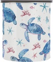 ALAZA Sea Turtle Watercolour Airtight Coffee Bean Canister 30oz Food Storage Containers with Lids For Gournd, Tea, Sugar, Flour, Rice, Cereal, Candy Cookie Jar