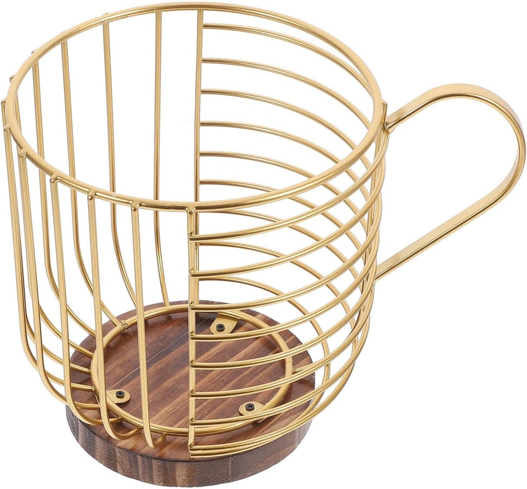 Pod Organizer Basket Iron Display Basket for Coffee Storage Desktop Snack Storage