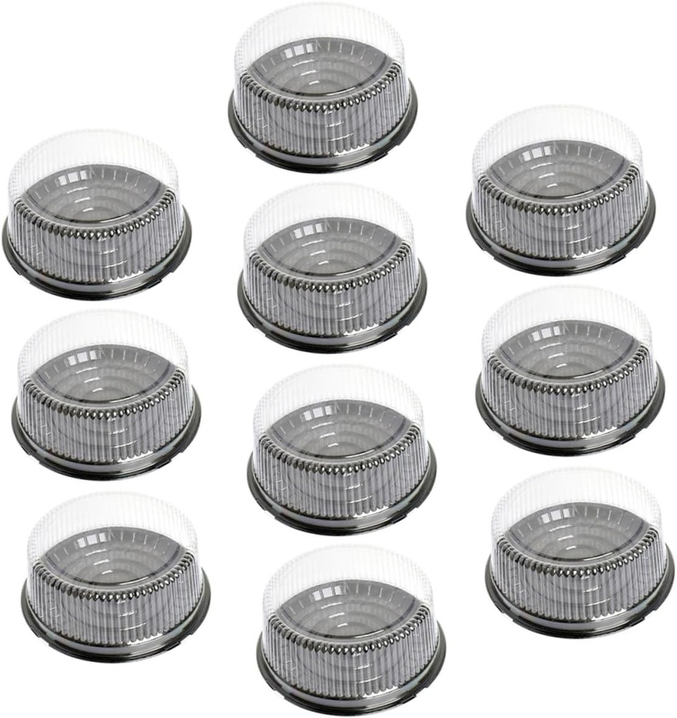 10pcs packing box cake box cupcake tier stand container with lid display containers boards clear carrier cup stand mini s tray child dome plastic