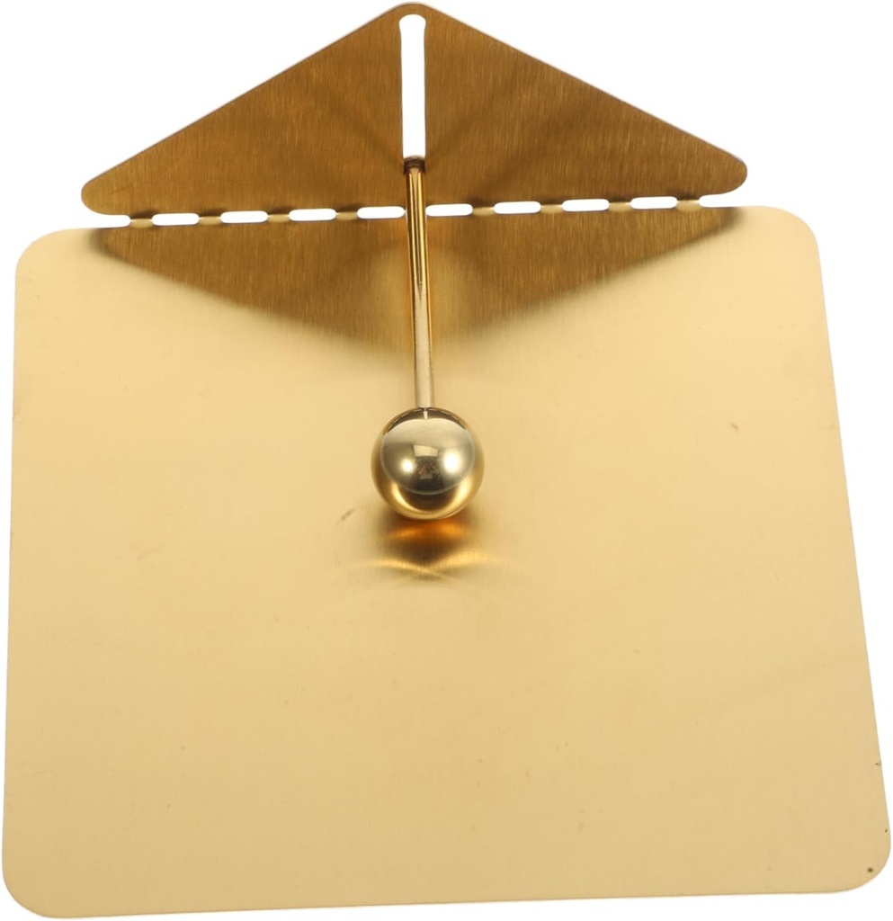 Gatuida Stainless Steel Napkin Holder with Weighted Arm Modern Design for Dining Room Kitchen and Napkin Clip Space-saving Vertical Structure