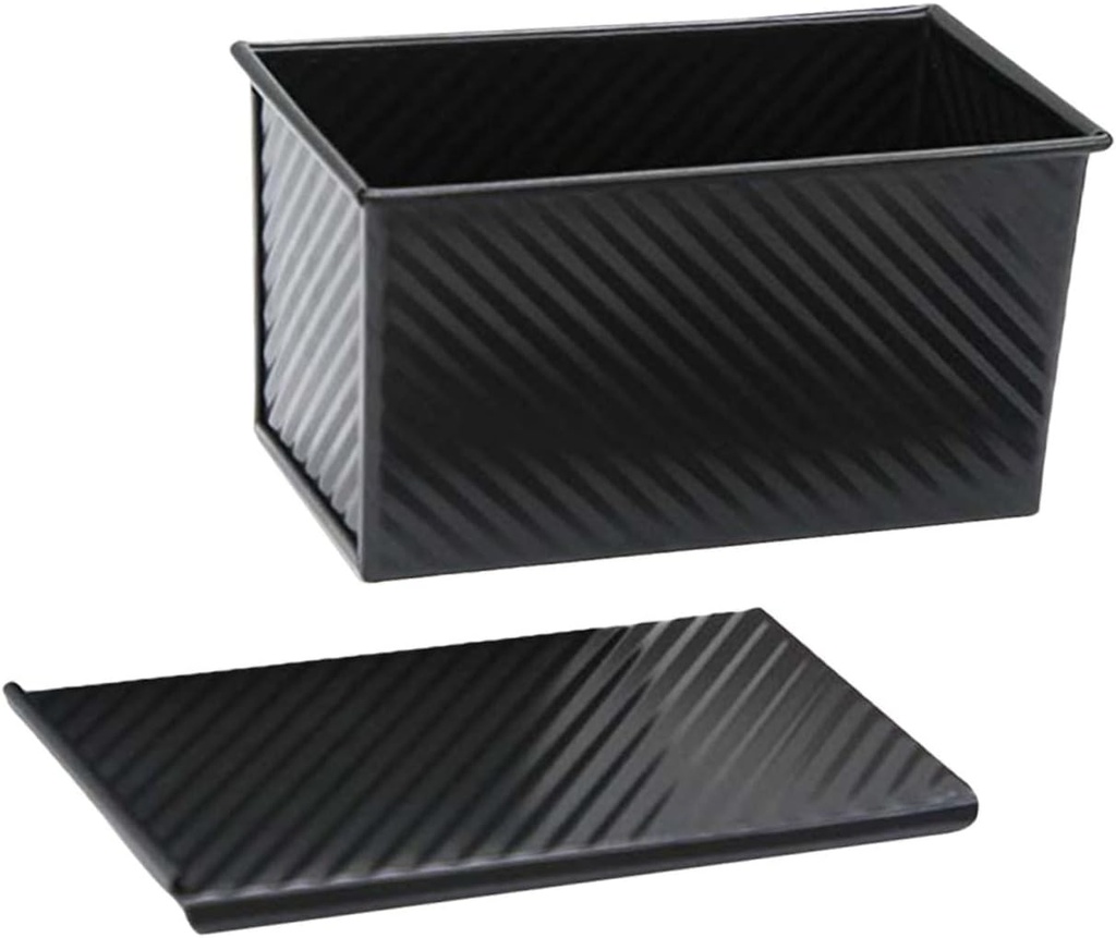 HEALLILY Non-stick Corrugated Toast Mold Bread Making Box Bread Mold Home Bakery Baking Supplies