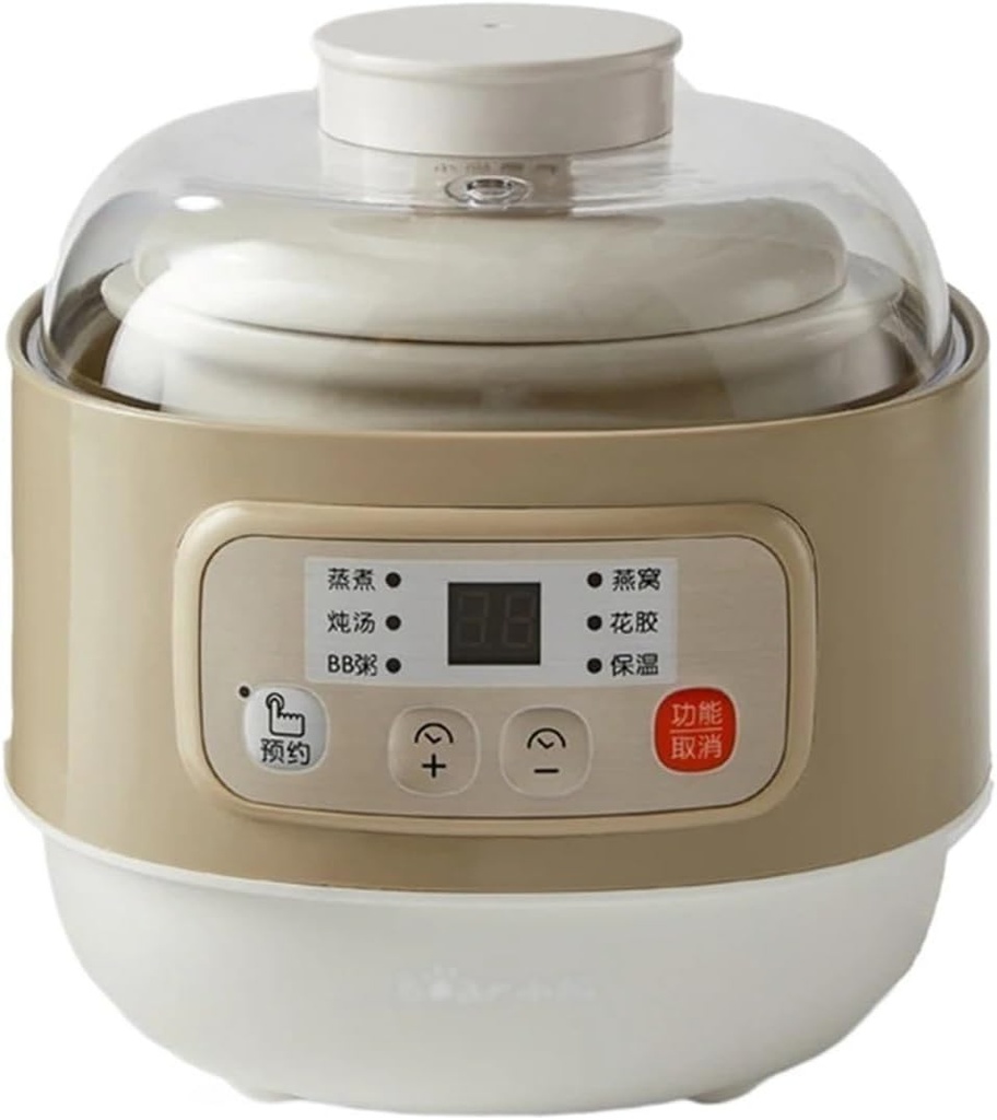 Rice Cookers Electric Stew Cup Ceramic Slow Cooker Soup Casserole Porridge Pot Electric Rice Cooker Rice Maker