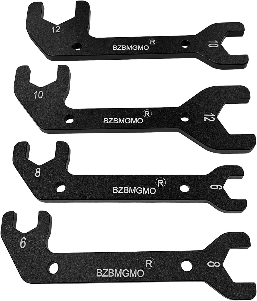AN Aluminum Combination Wrench Set 4,AN6 AN8 AN10 AN12