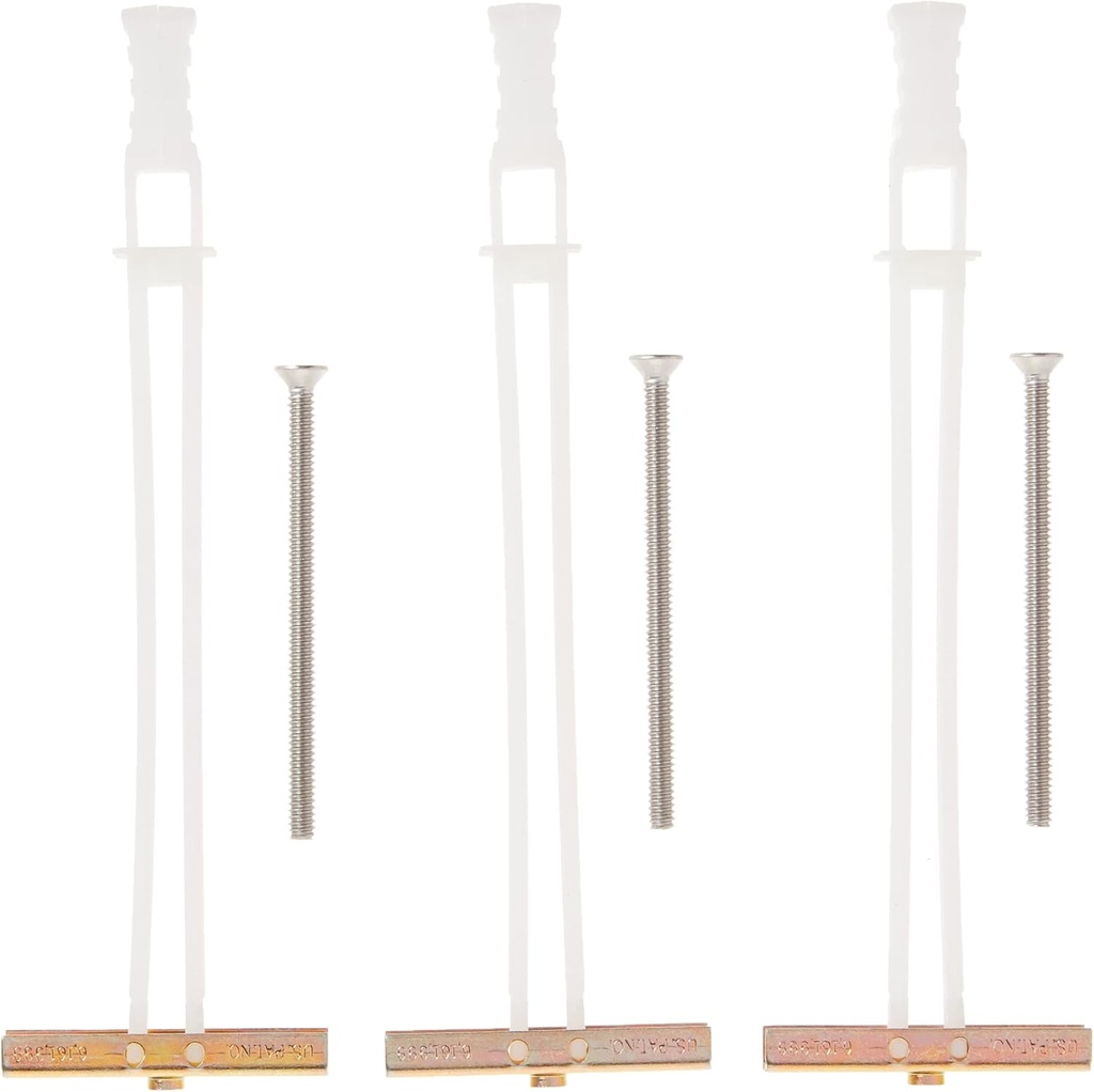 DELTA FAUCET Liberty Hardware DF548 Hollow Wall Grab Bar Anchor (Toggle-Style), Multiple Finishes