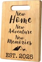 House Warming Gifts New Home, Perfect House Warming Gifts, New Home Gift Idea for Women Men Homeowner, New Apartment Essentials, New Home New Adventure New Memories 2025 Cutting Board