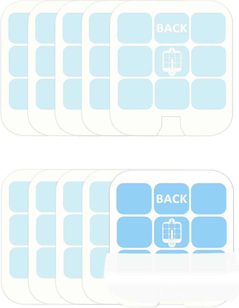 10 Pack Replacement Glue Boards for Dynatrap DT3005W Dot and Safer Home SH502 Plug-in Indoor Insect Trap Mosquito Trap Refills Glue Cards
